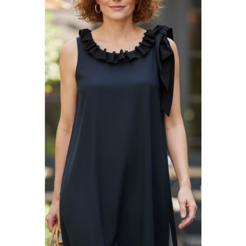 Lili’s Closet Anthropologie satin shift dress